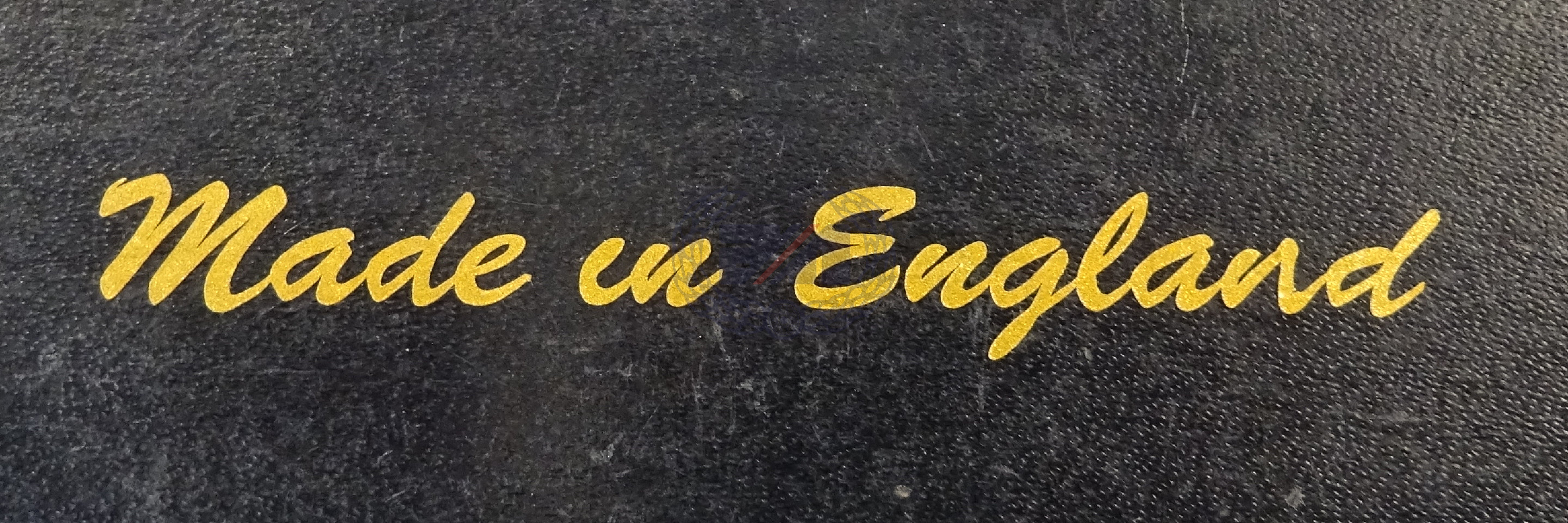 DECAL "MADE IN ENGLAND" GOLD/BLACK Vinyl