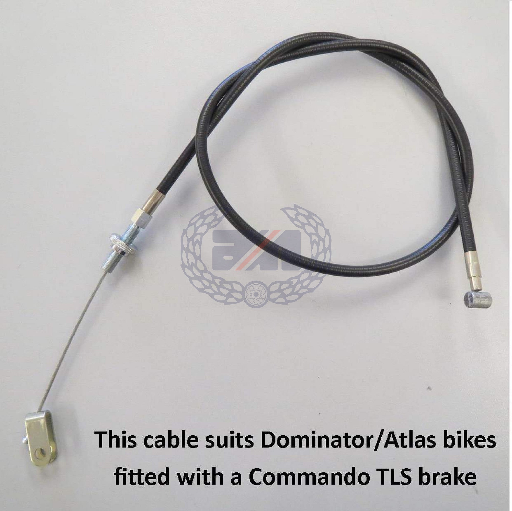 FRONT BRAKE CABLE DOMINATOR/ATLAS (EXPORT) FOR TLS BRAKE (UNF THREAD) Outer cable length: 37.1/4" Free length: 5"