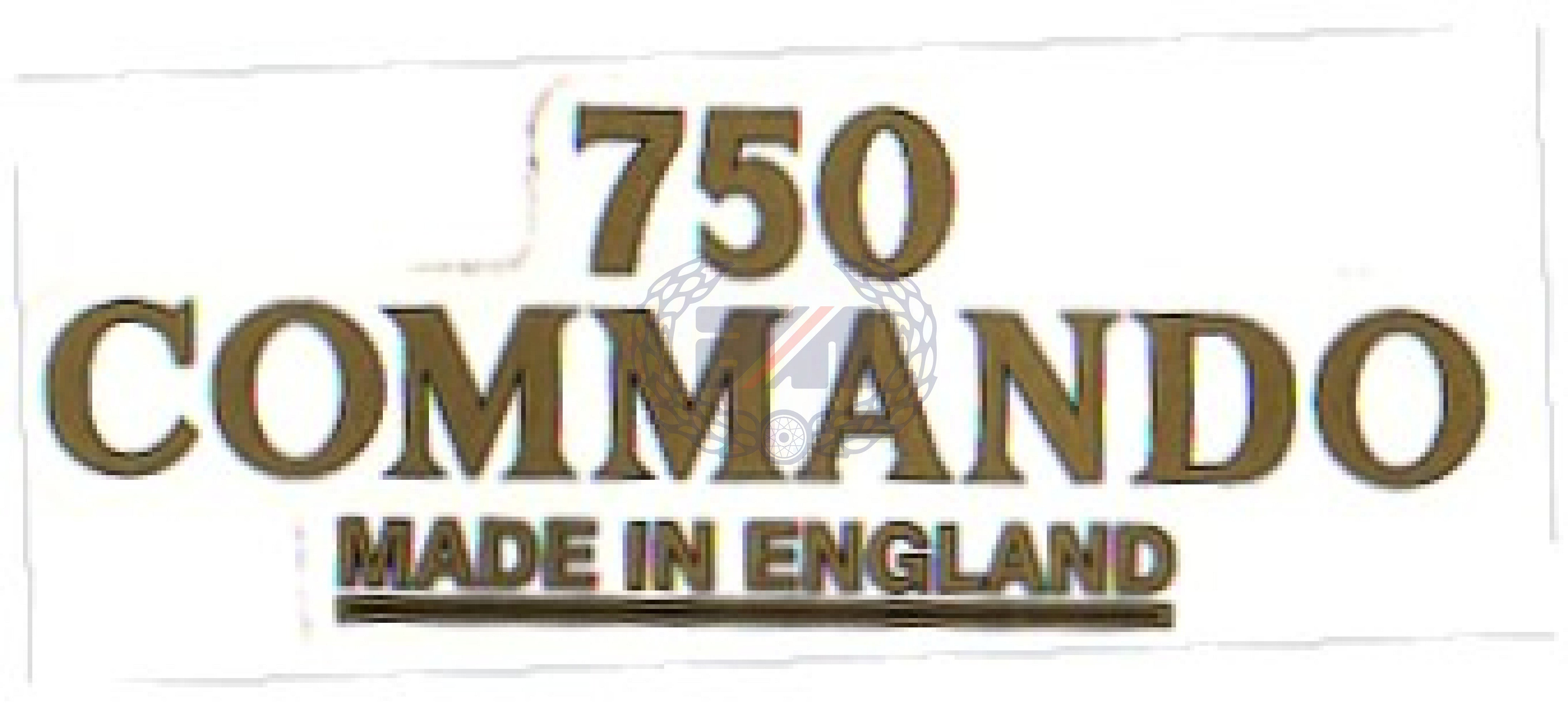 DECAL 750 COMMANDO MADE IN ENGLAND Dryfix