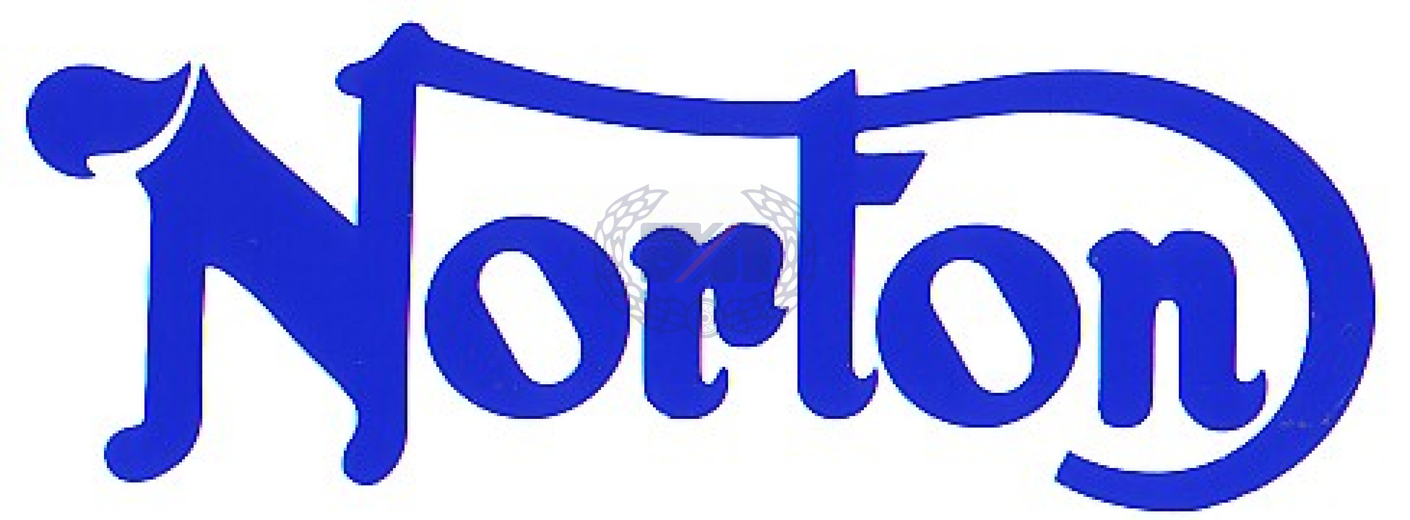 DECAL "NORTON" (BLUE) VINYL
