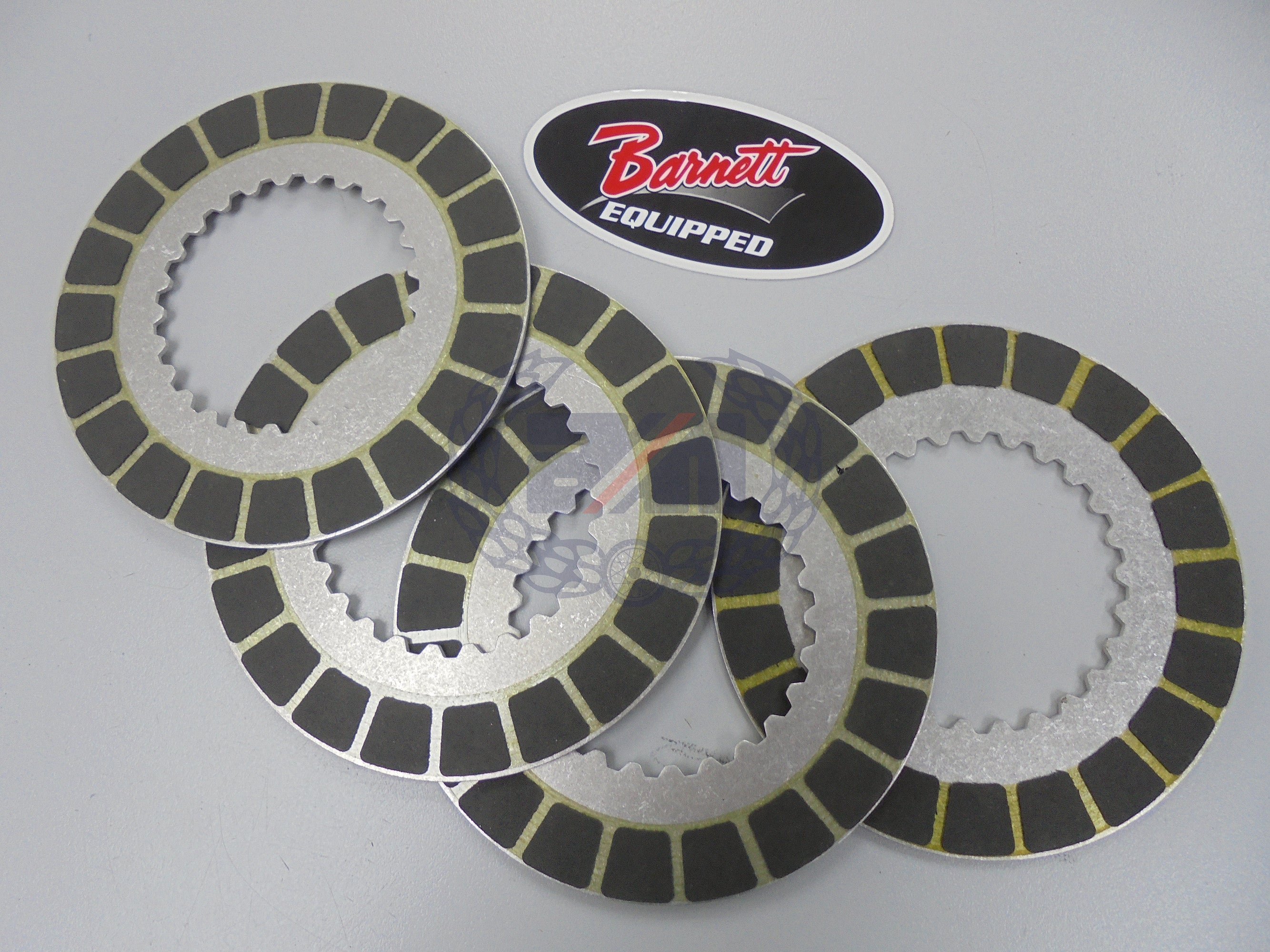 Clutch bonded metal FRICTION plate set of 4 Barnett USA (0.146'') for Norton Commando 750