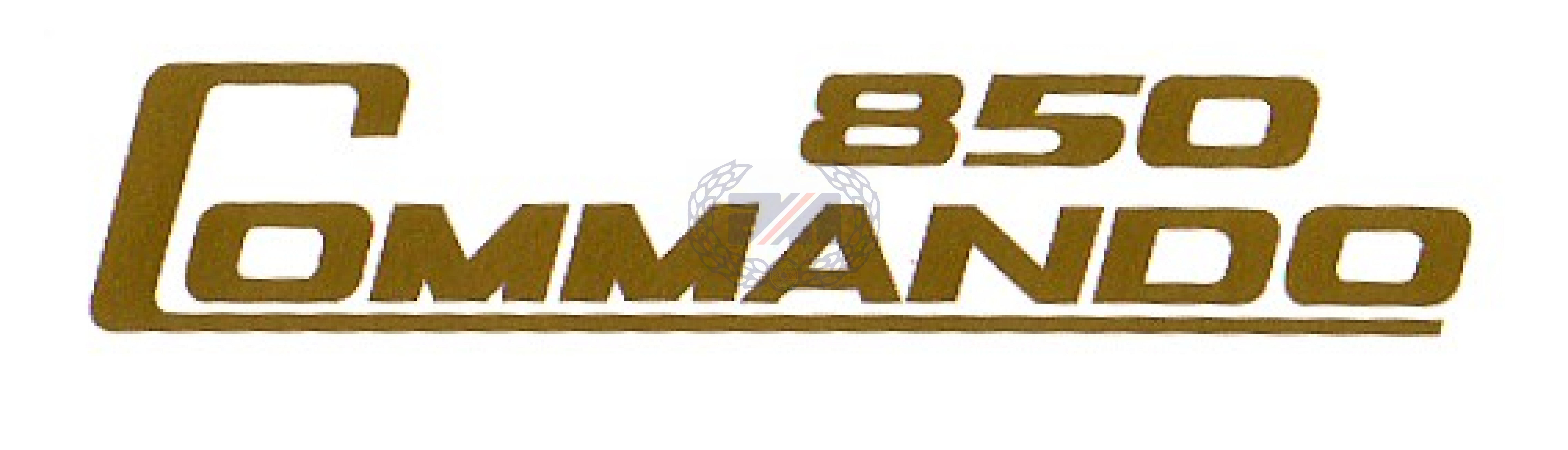 DECAL "850 COMMANDO" (GOLD) Vinyl