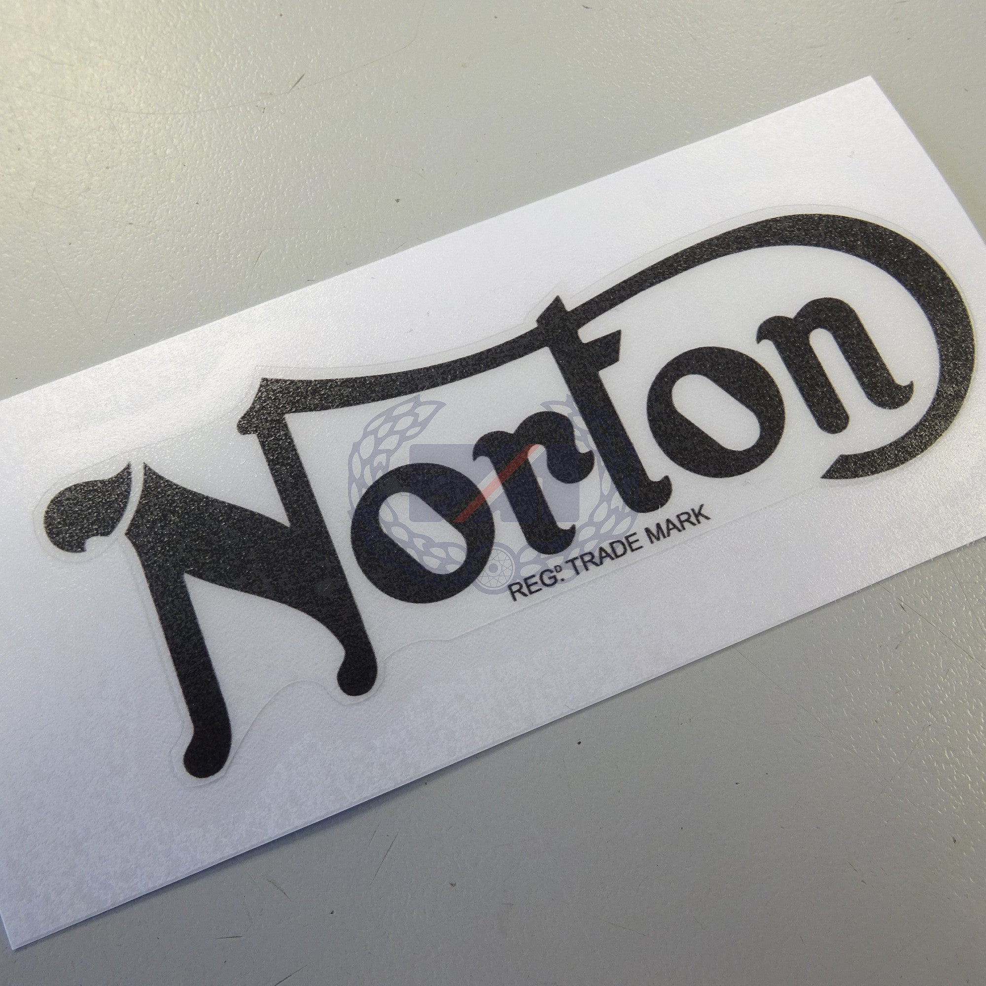 DECAL NORTON BLACK VINYL