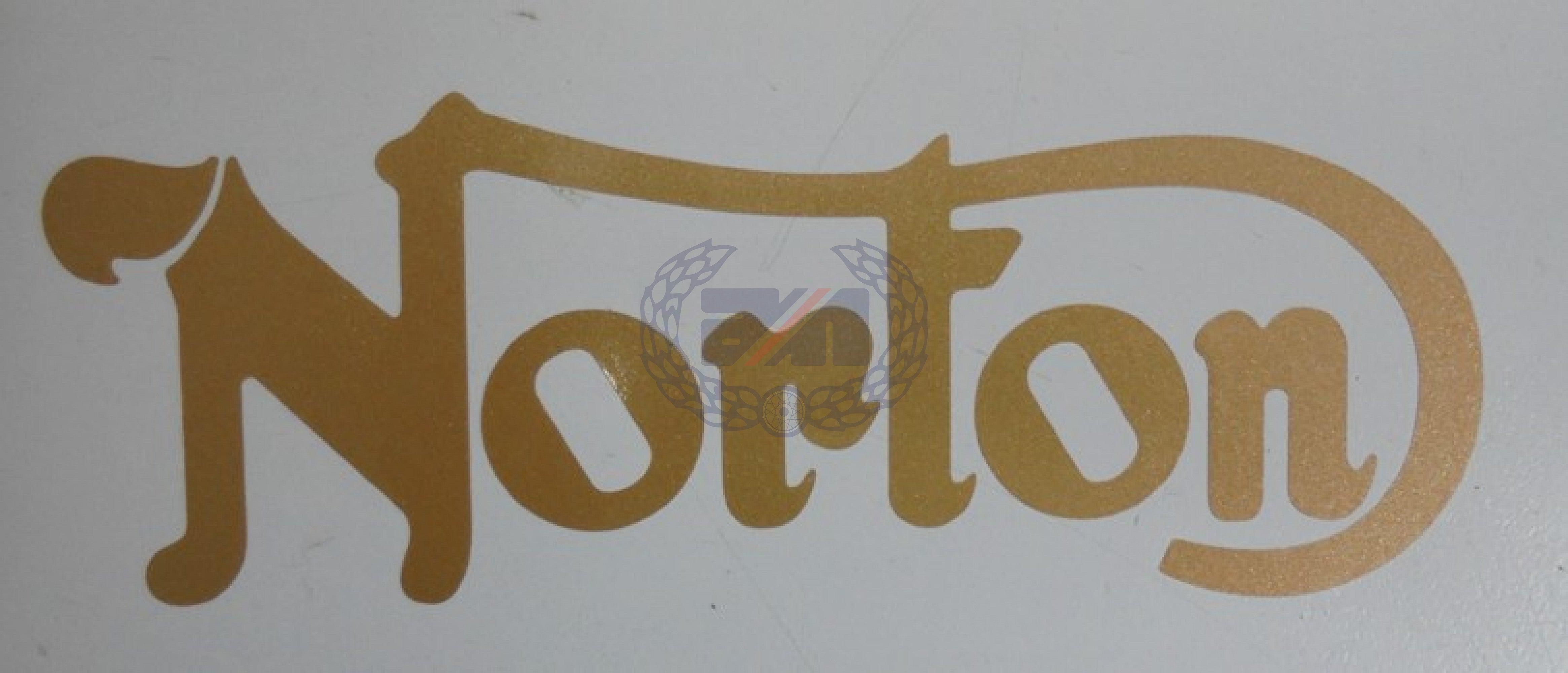 DECAL "NORTON" (GOLD) for Petrol Tank (06.3179) Vinyl