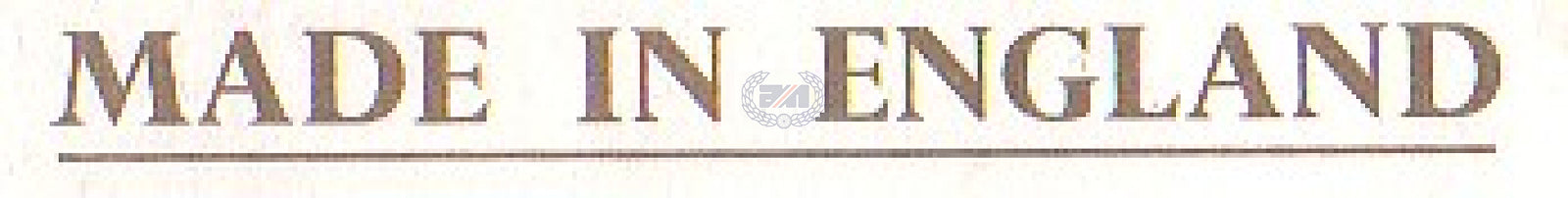 DECAL "MADE IN ENGLAND" (117 x 10mm) Dryfix