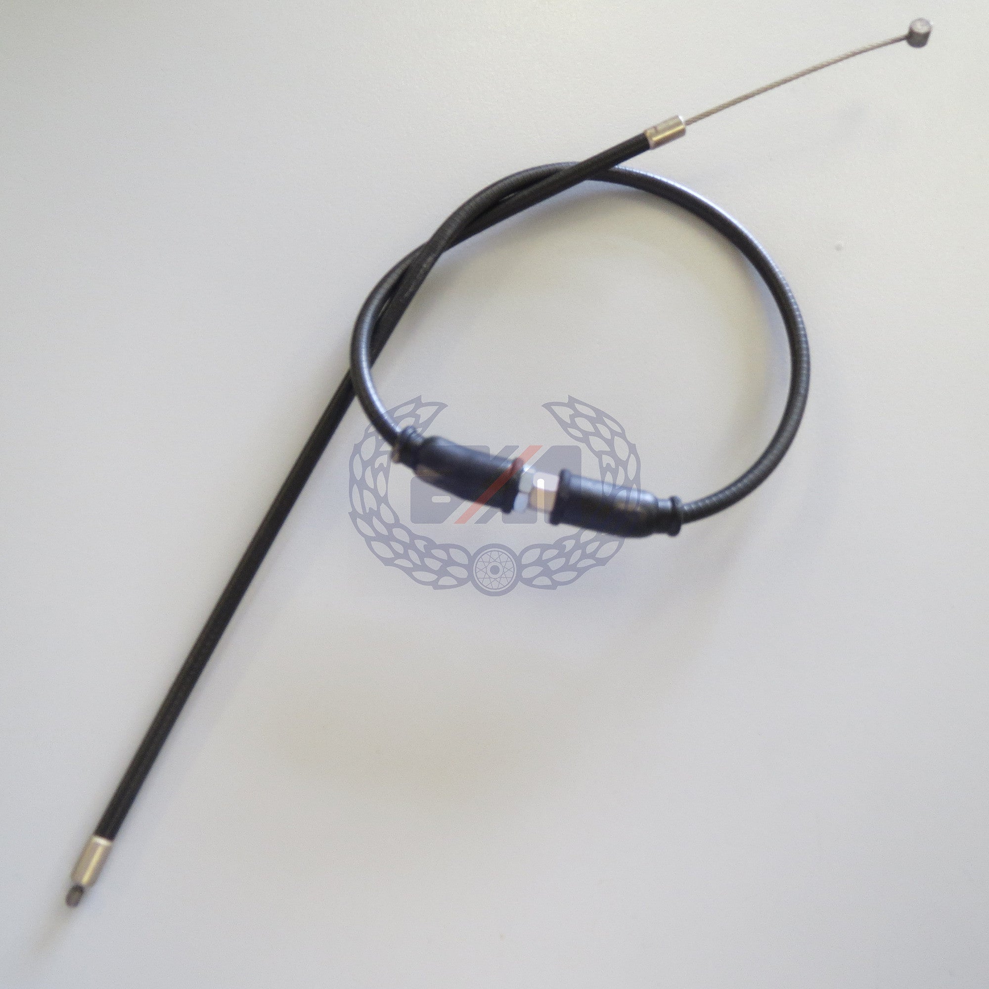 THROTTLE CABLE - TWIST GRIP END outer cable length: 21.25" (3.06" FREE LENGTH)