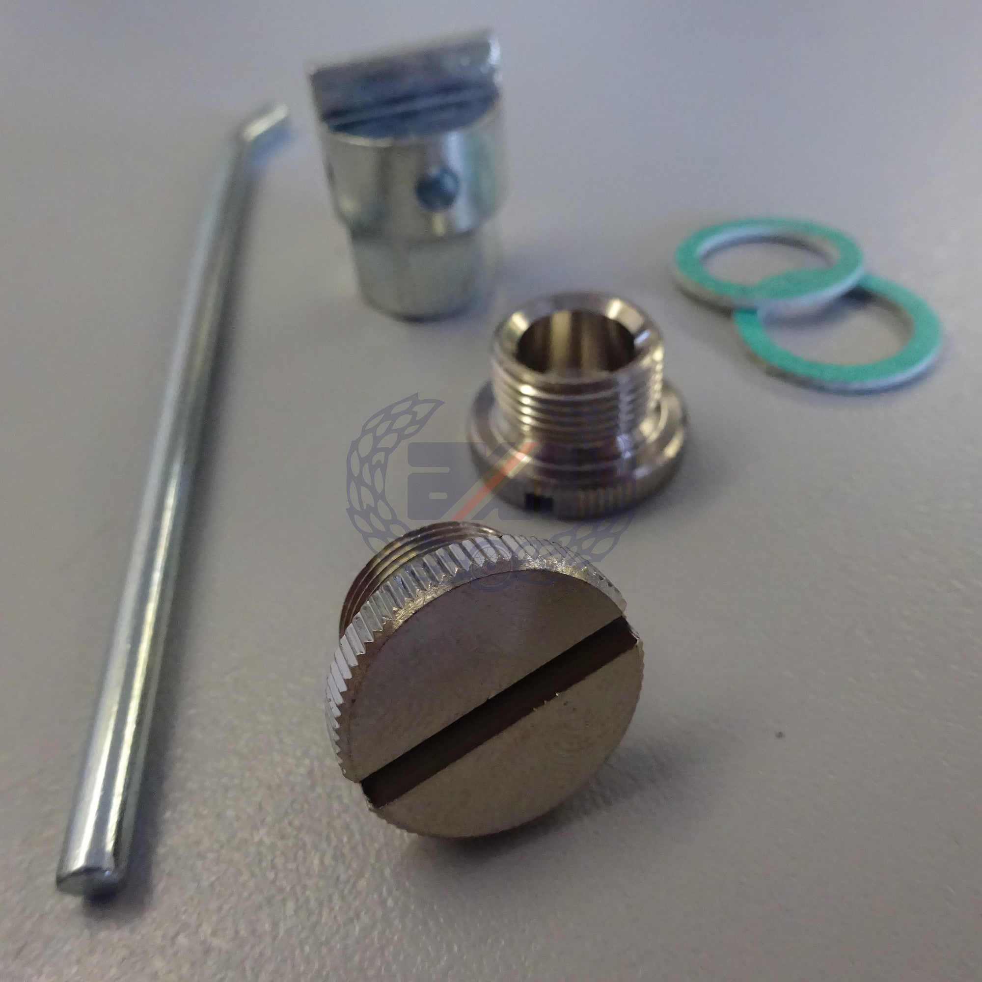 DRAIN PLUG SET including WASHERS & TOOL for AMAL CONCENTRIC Mk1 CARBURETTORS
