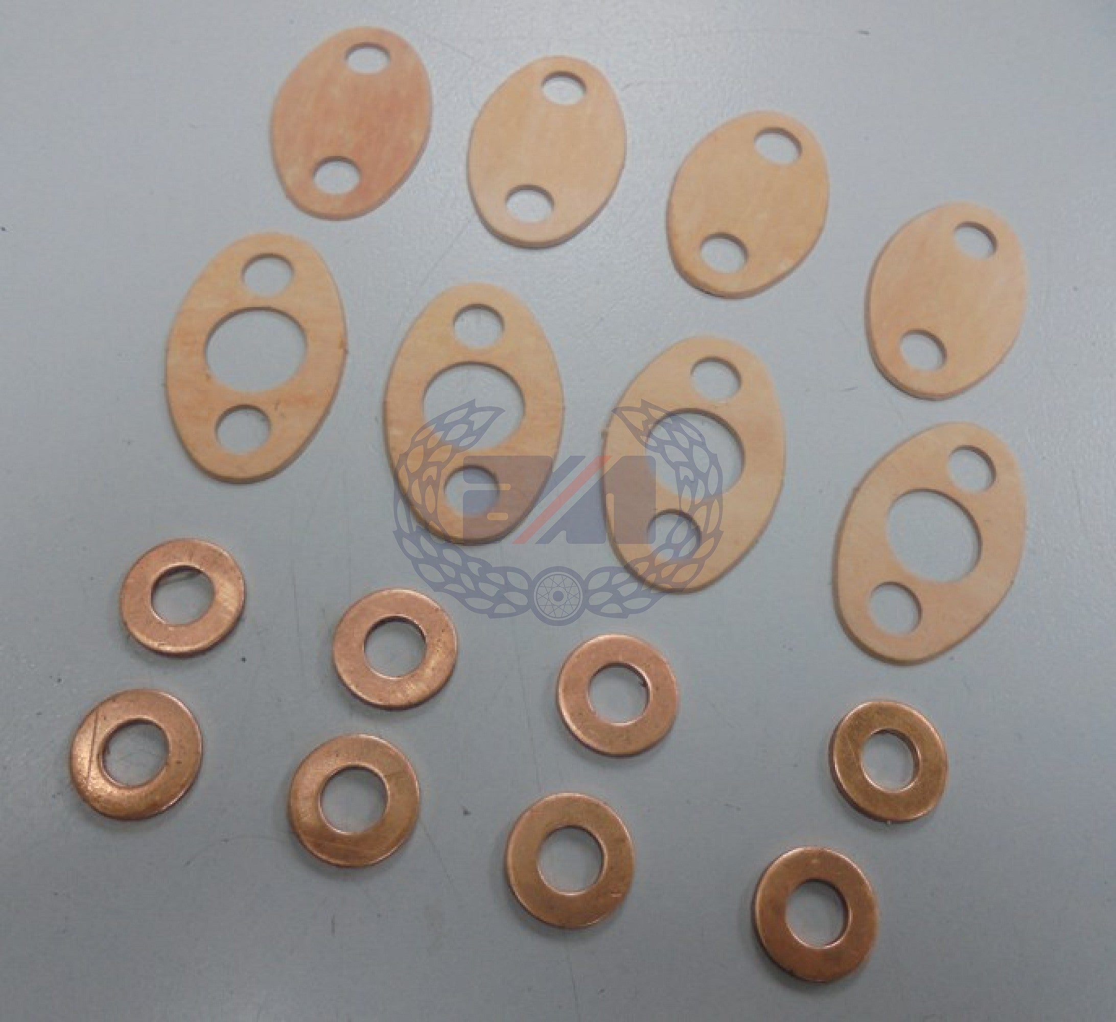GASKET & COPPER WASHER SET FOR VALVE ROCKER SPINDLES for 500 600 650 750 & 850 Twins
