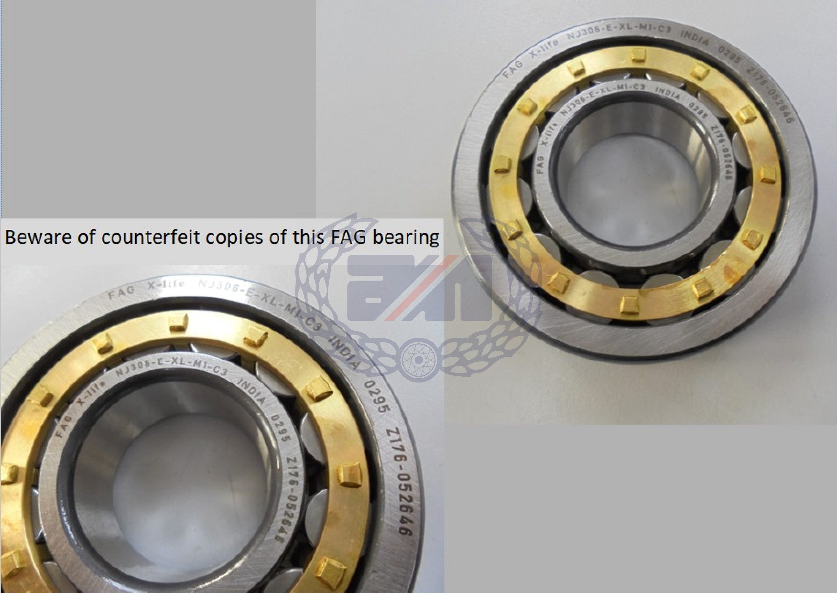 CRANKSHAFT MAIN BEARING NJ306-E-XL-M1-C3#N1 (NM17822/4) FAG Schaeffler