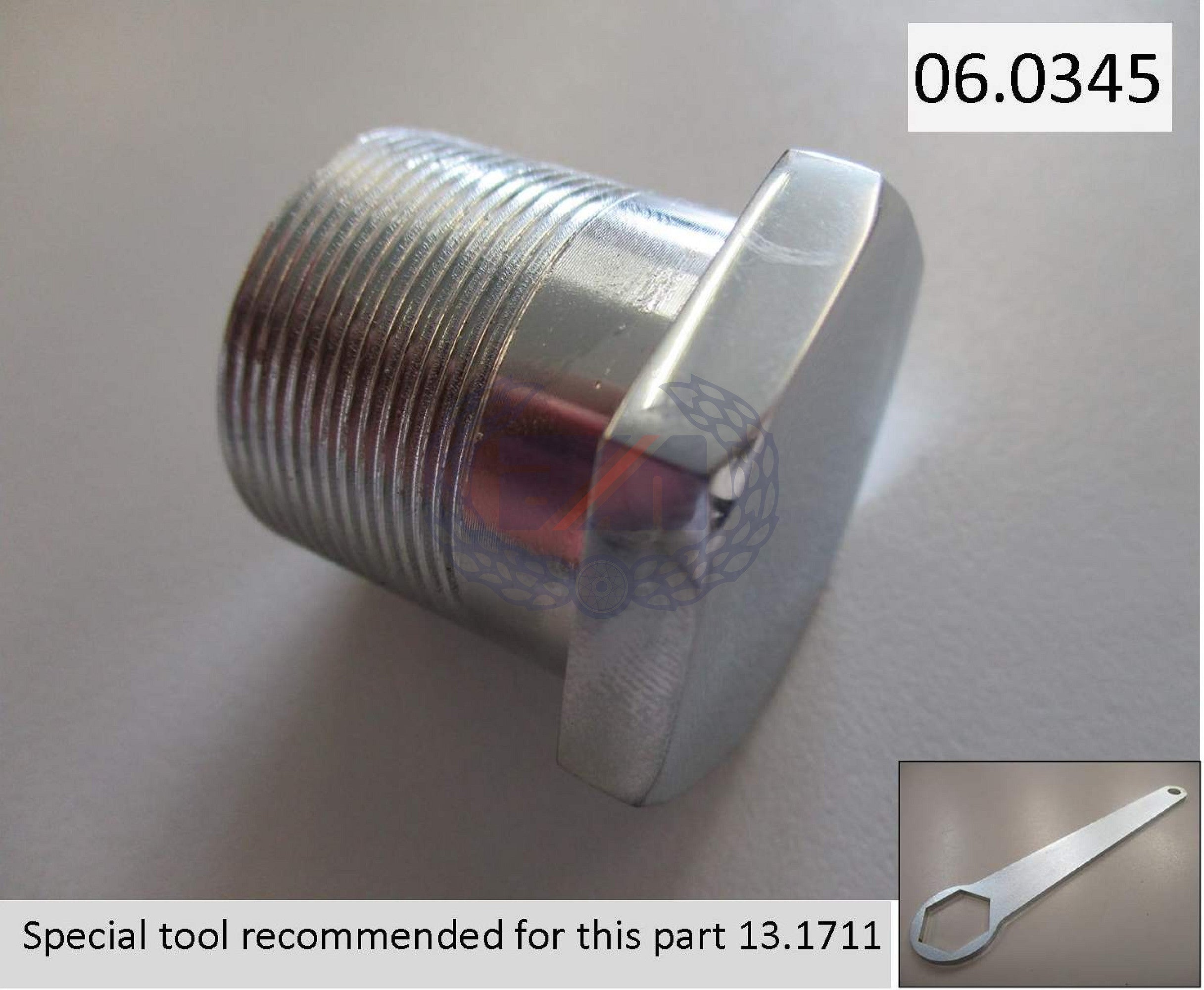 FRONT FORK TOP BOLT Chrome Plated