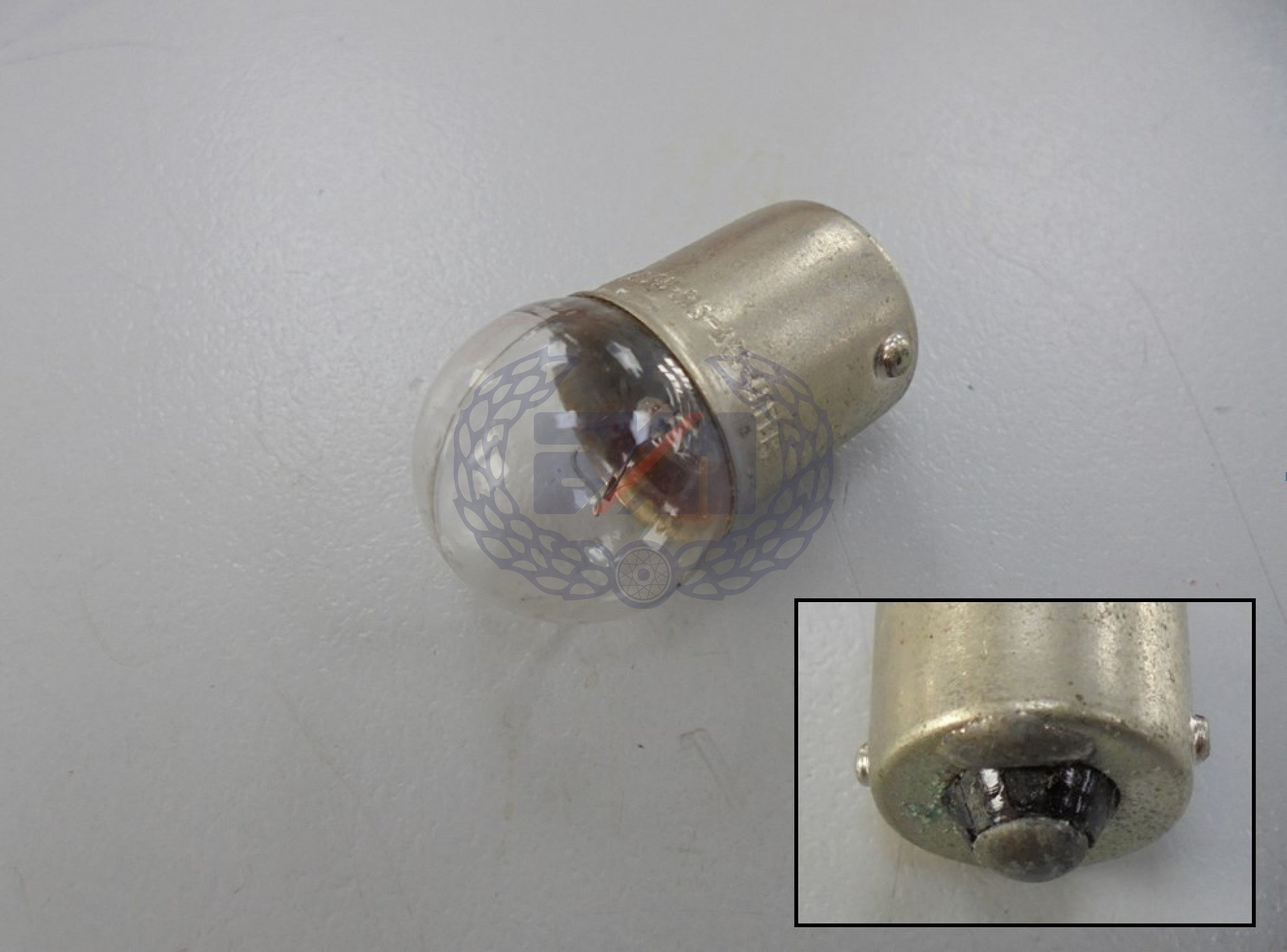 BULB 12V 5W BA15S REAR TAIL LIGHT   (NOT OFFSET PINS)