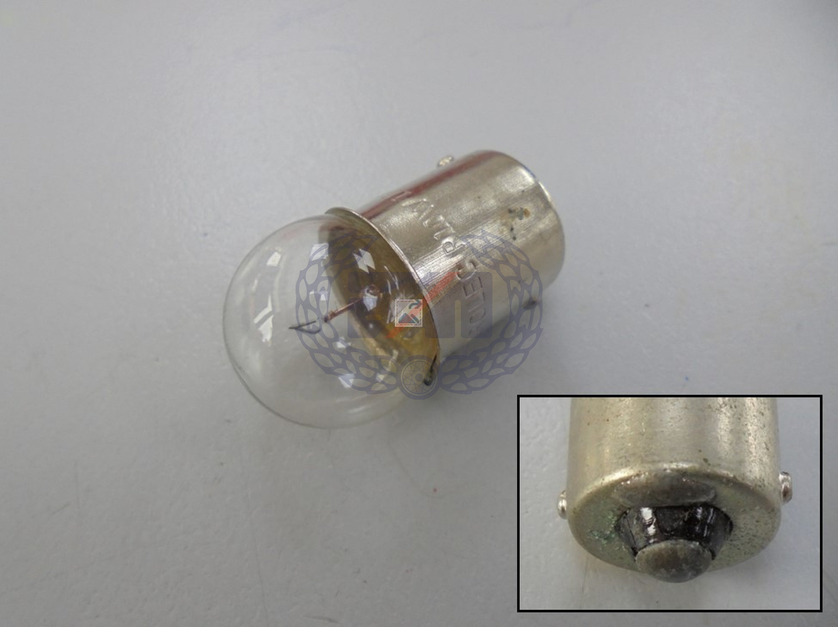 BULB 12V 10W BA15S  REAR STOP LIGHT   (NOT OFFSET PINS)