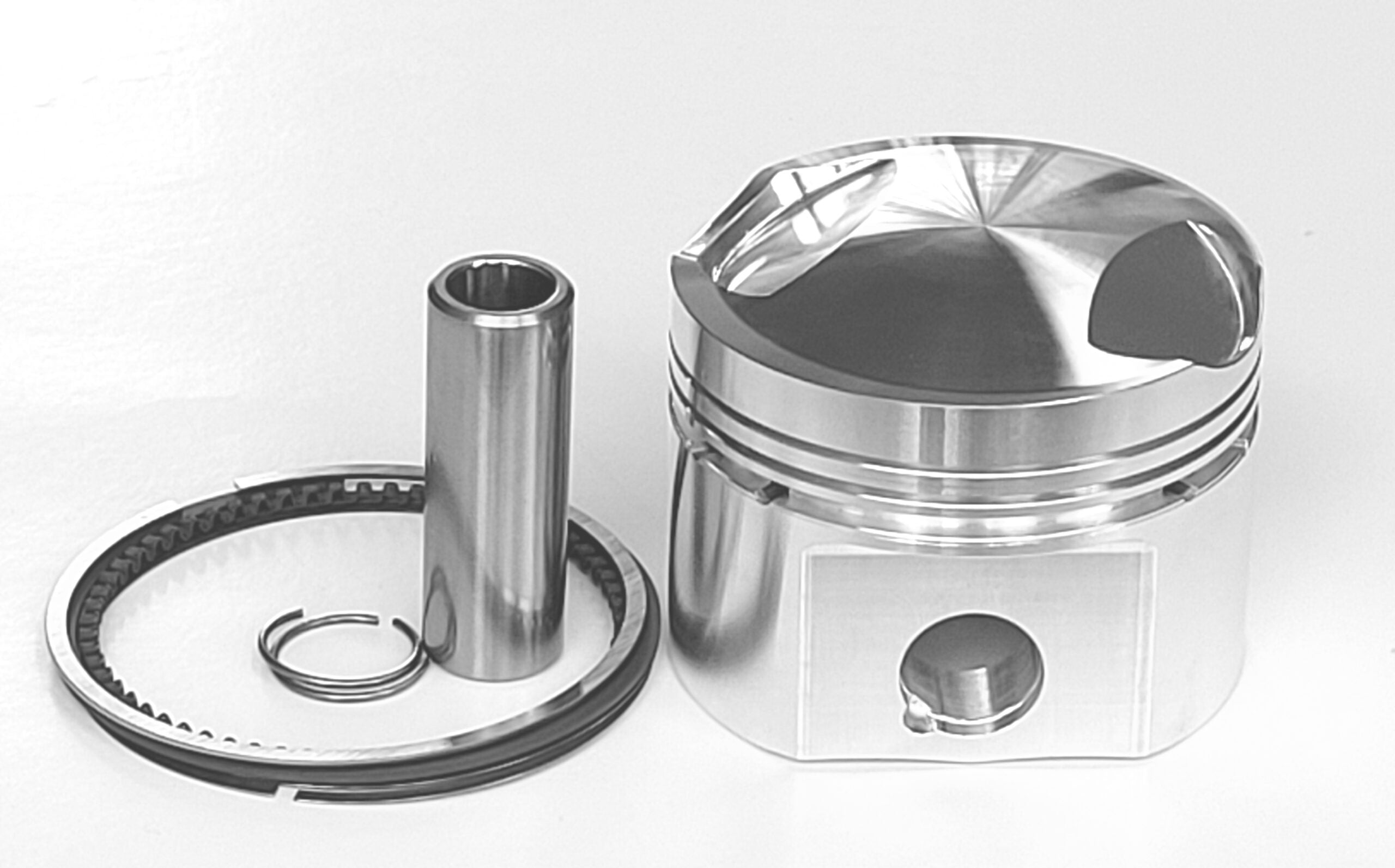 Ultra Hi CR domed forged pistons for stock Norton rods - ハイコンプ鍛造ピストンセット　標準コンロッド用