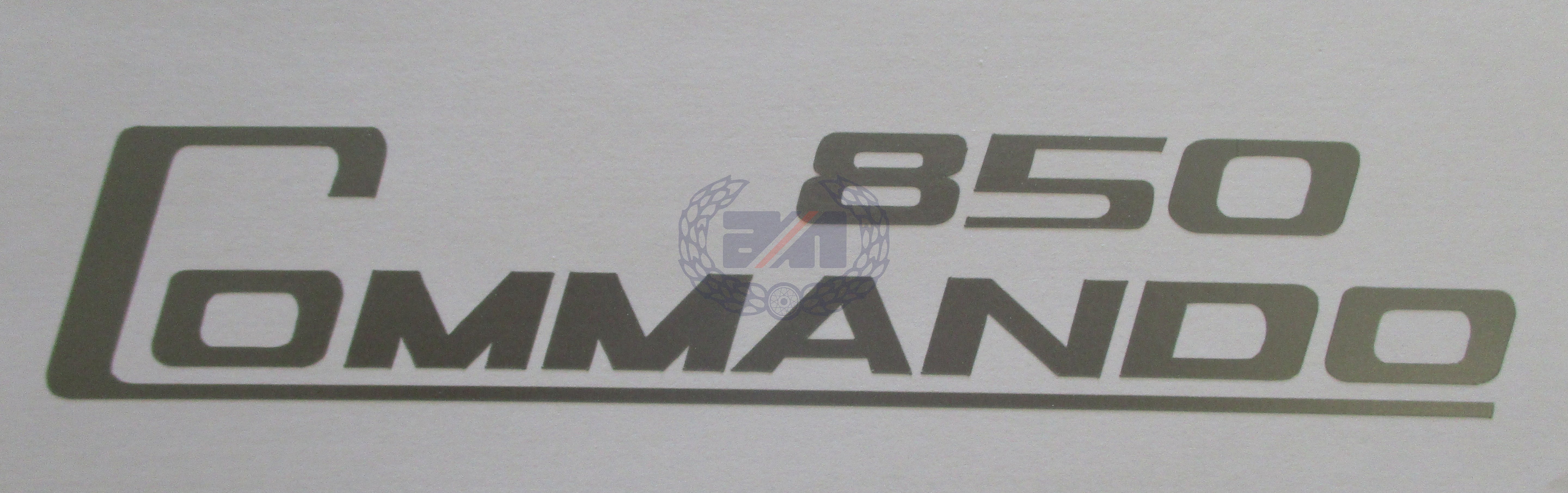 DECAL "850 COMMANDO" (SILVER) Vinyl
