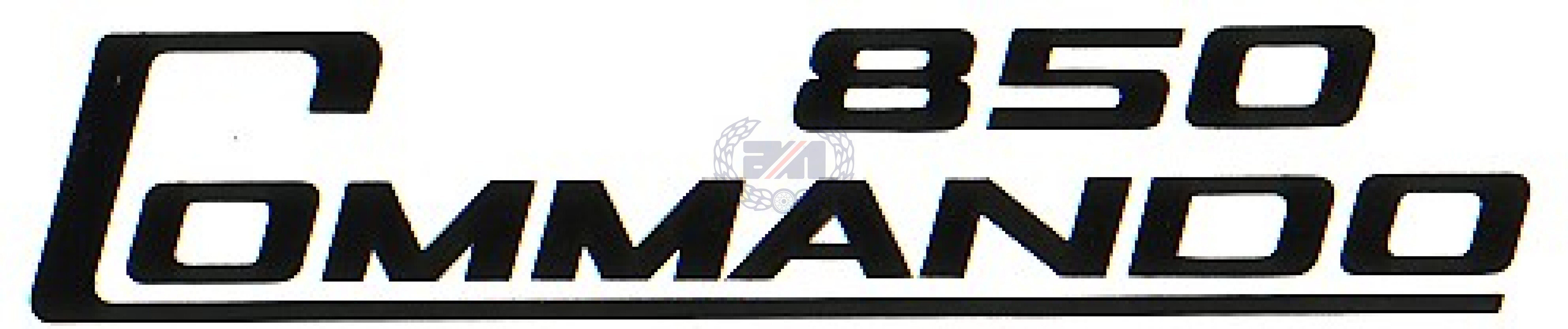 DECAL "850 COMMANDO" (BLACK) Vinyl